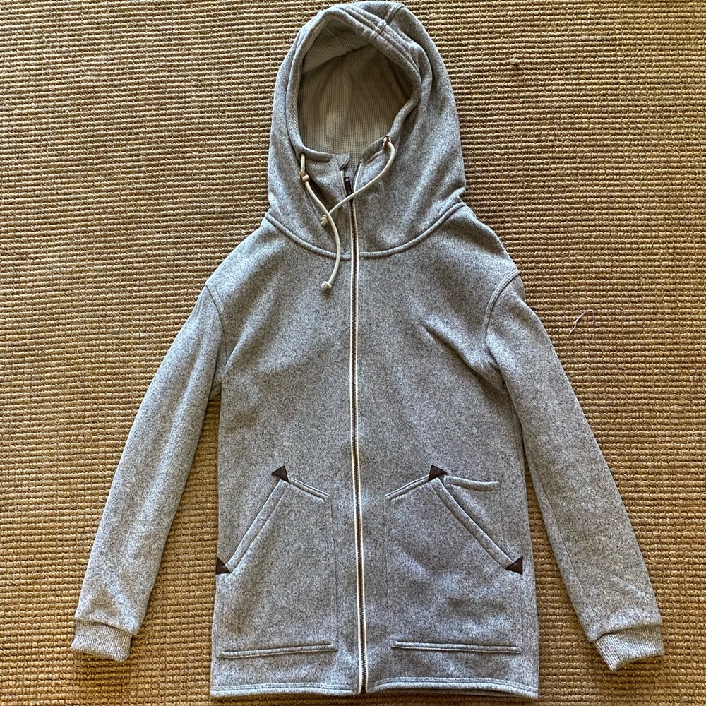 Burton Grey Zip Up Jacket